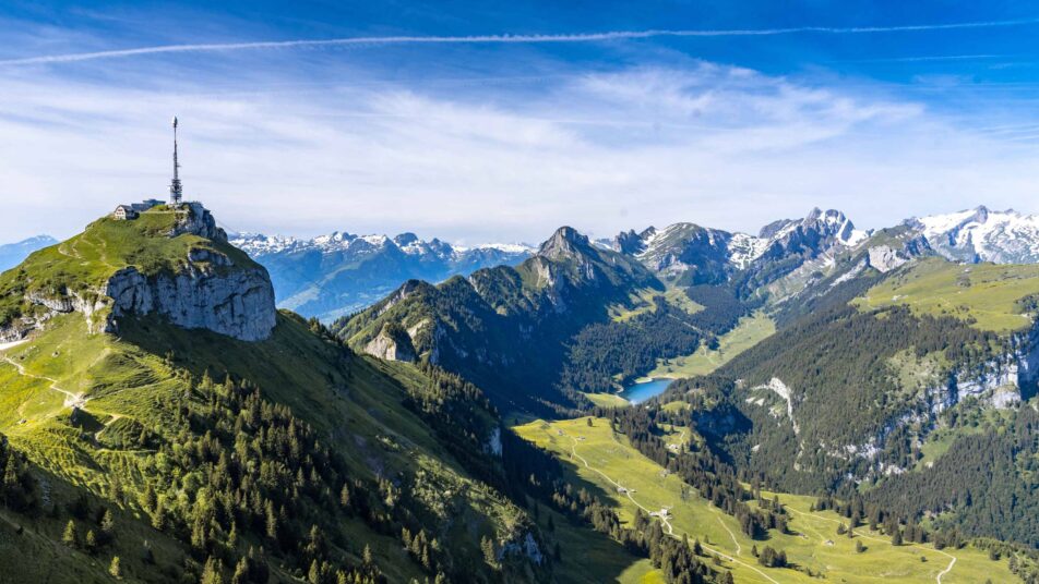 Neu im Tarifverbund Meilenweiss ist der «Top of Appenzell»-Gipfel Hoher Kasten. (Bild: zVg/Armando Branchi)