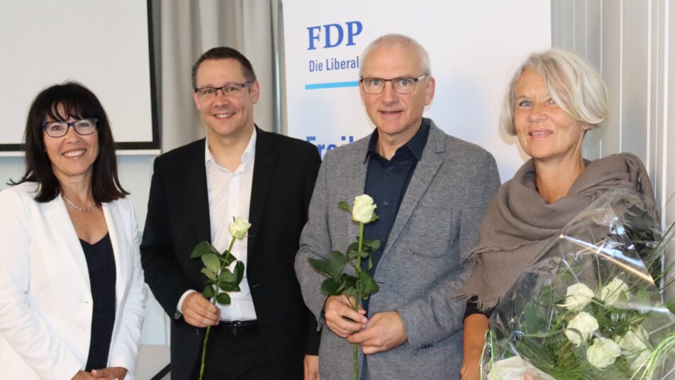 Monika Bodenmann-Odermatt, Peter Meier, Oliver Schmid und Annette Joos-Baumberger. (v.l.n.r.) (Bild: pd)
