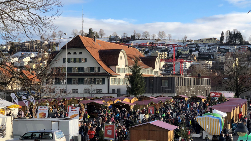 Der Christchindlimarkt findet auch in diesem Jahr wieder auf dem Ebnet statt. (Bild: gk)