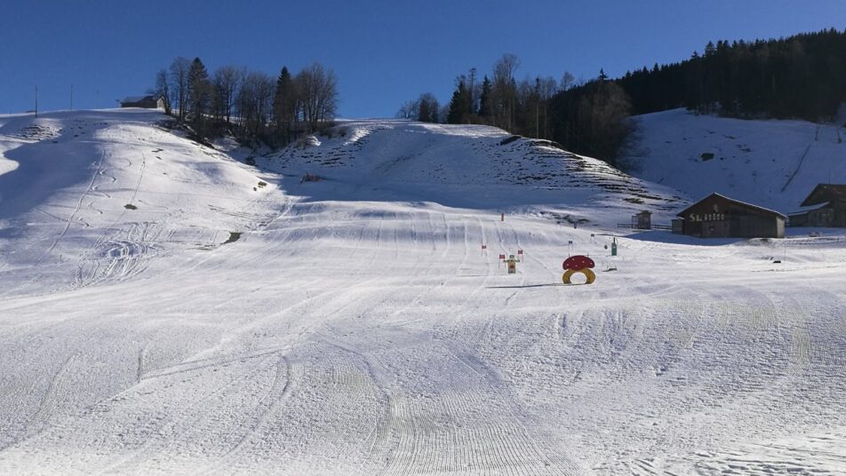 Am Skihang in Urnäsch wird vielleicht bald nicht mehr nur Ski gefahren. (Bild: zVg)
