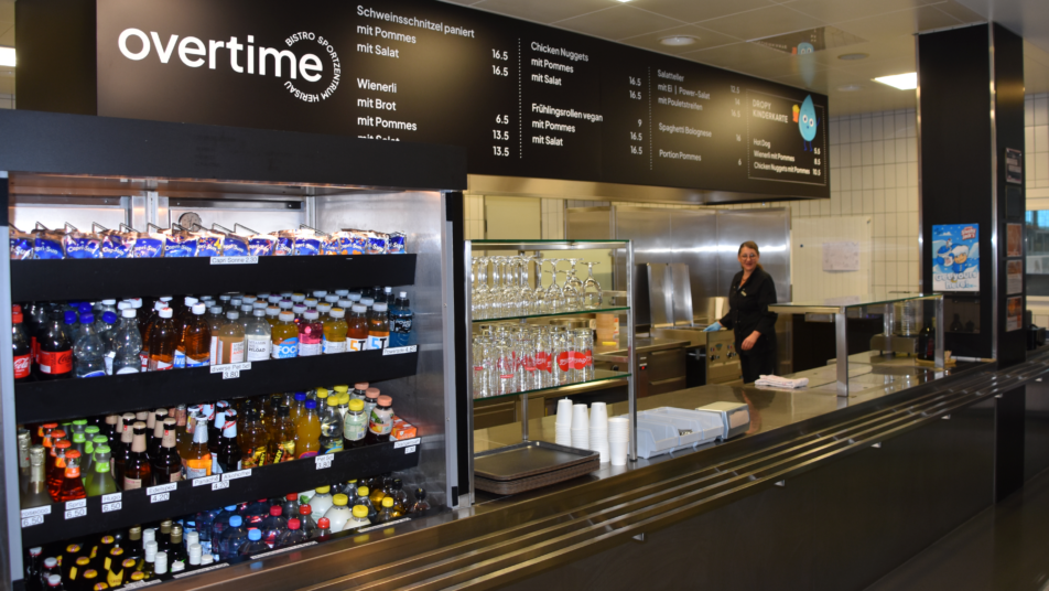 Das «Bistro Overtime» hat täglich geöffnet und bietet gutbürgerliches Essen.