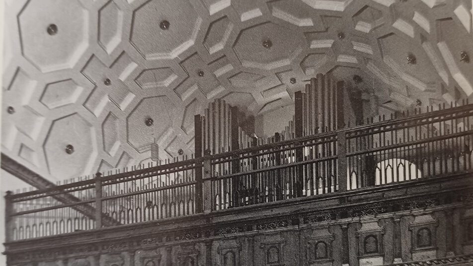 So zeigt sich der Prospekt der Orgel im Band der Kunstdenkmäler.