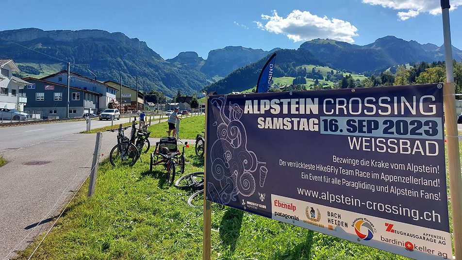 Postkartenwetter, dafür zu viel Wind am Alpstein Crossing.