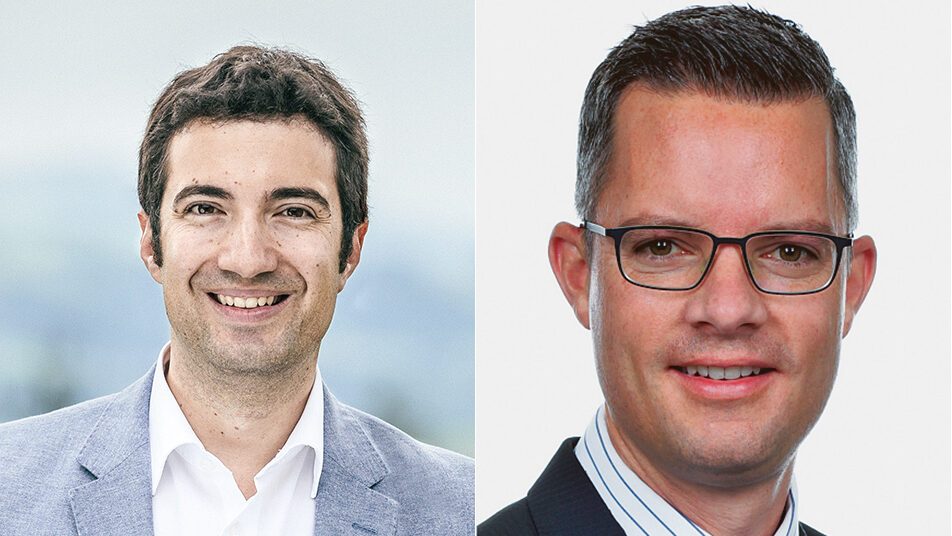 Die Ausserrhoder FDP zieht mit dem bisherigen Ständerat Andrea Caroni (links) in die eidgenössischen Wahlen im Oktober und nominierte Kantonsrat Matthias Tischhauser (rechts) als Nationalratskandidaten.  (Bilder: zVg)