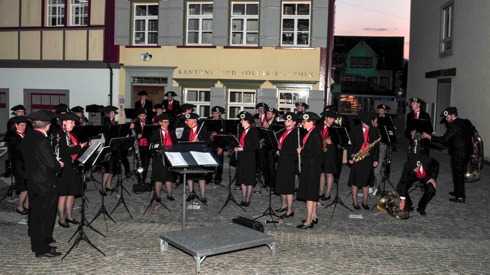 Die Musikgesellschaft Harmonie Appenzell umrahmte den Festakt.