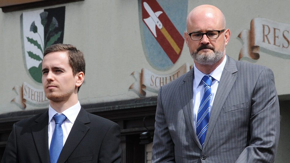 Die beiden neuen Kantonsrichter Vincenzo del Monte (links) und Dominik Ebneter.