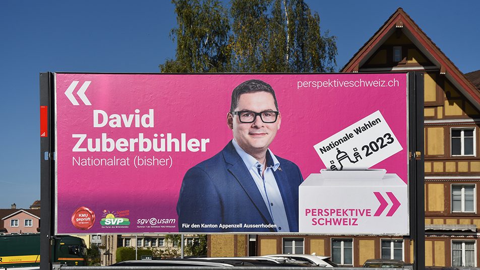 David Zuberbühler bleibt Ausserrhoder Nationalrat.  (Bild: Hans Ulrich Gantenbein)