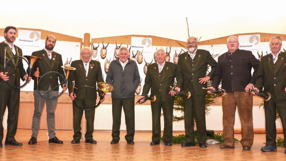 Die Jagdhornbläser-Gruppe «Waldkauz» besteht seit 50 Jahren.