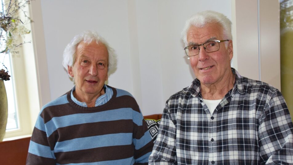 Aschi Städler und Albert Ebneter setzten sich wöchentlich einmal bis mehrmals während 30 Jahren für PluSport Vorderland ein. (Bild: Isabelle Kürsteiner) 