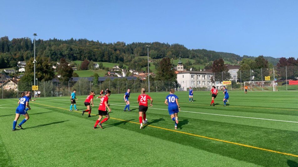 Die Frauen des FC Bühler dominierten das Heimspiel gegen den FC Triesen und siegten mit 6:1. (Bild: zVg)