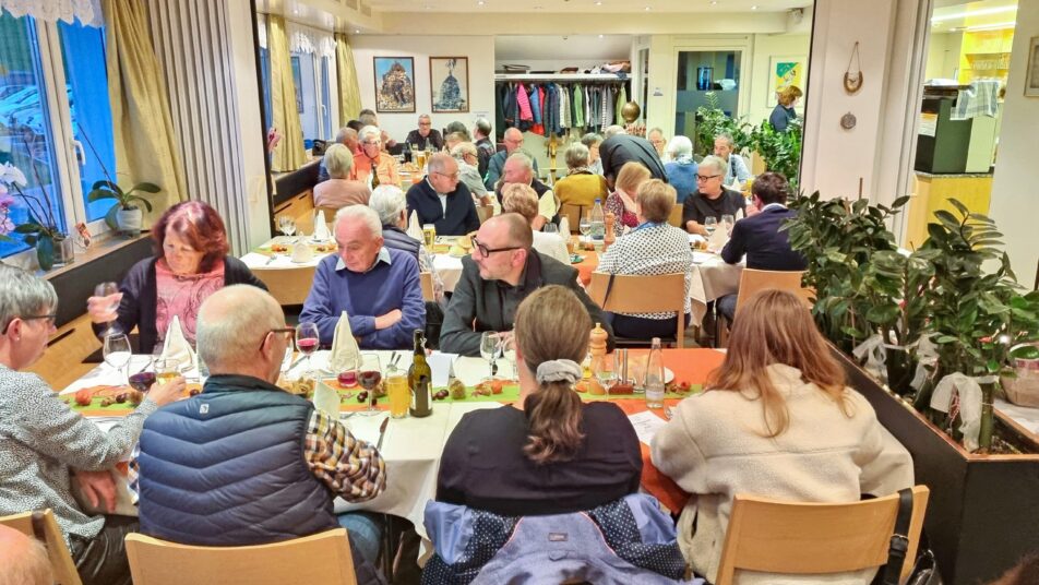 Im Restaurant Freudenberg trafen sich die Mitglieder der TCS-Regionalgruppe Appenzell Innerrhoden zum Lottomatch. (Bild: zVg)