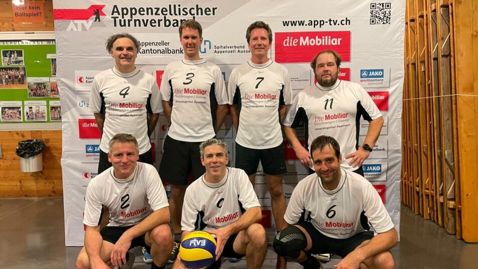 TV Gonten wurde nach einem Unterbruch wieder ATV-Volleyballmeister. (Bild: zVg)