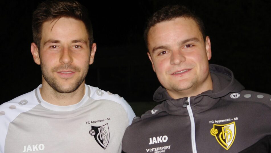 Lars Manser (links) und Fabian Koller sind die Innerrhoder Goal-Schützen. (Bild: mk)