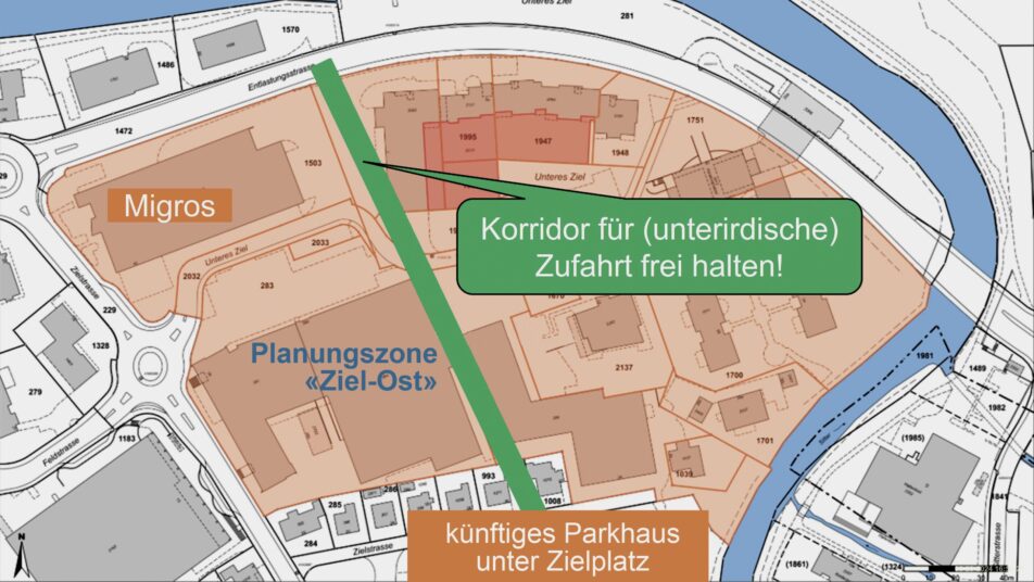 Parkhaus Zielplatz Grafik zVg