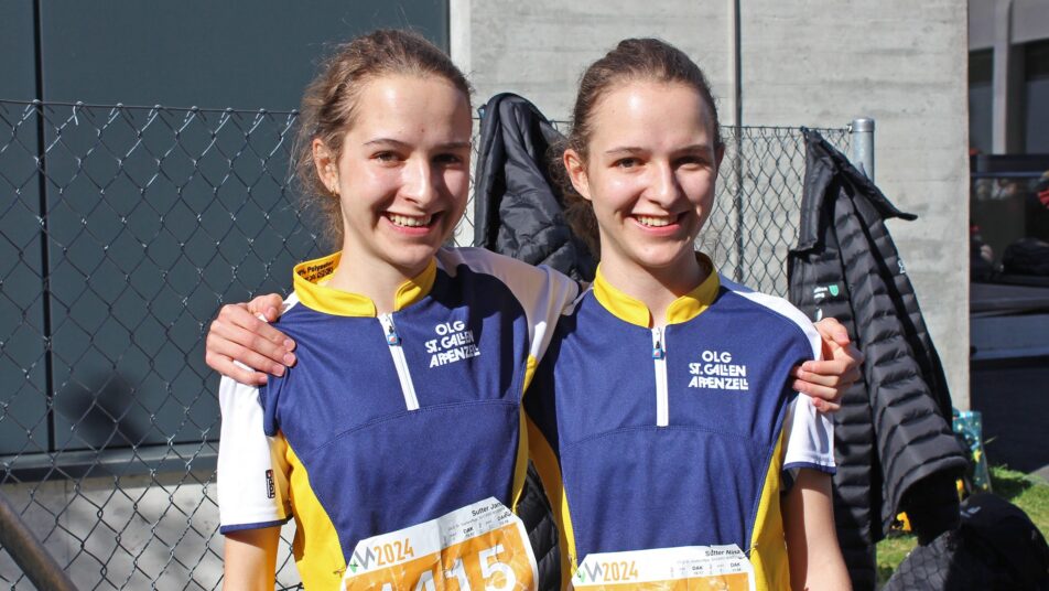 Jana und Nina Sutter (von links) aus Meistersrüte zeigten starke Leistungen.
