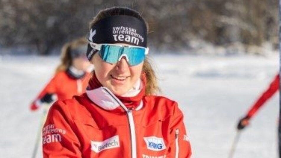 Die Ski-Orientierungsläuferin Nesa Schiller hat allen Grund zur Freude. (Bild: pd)