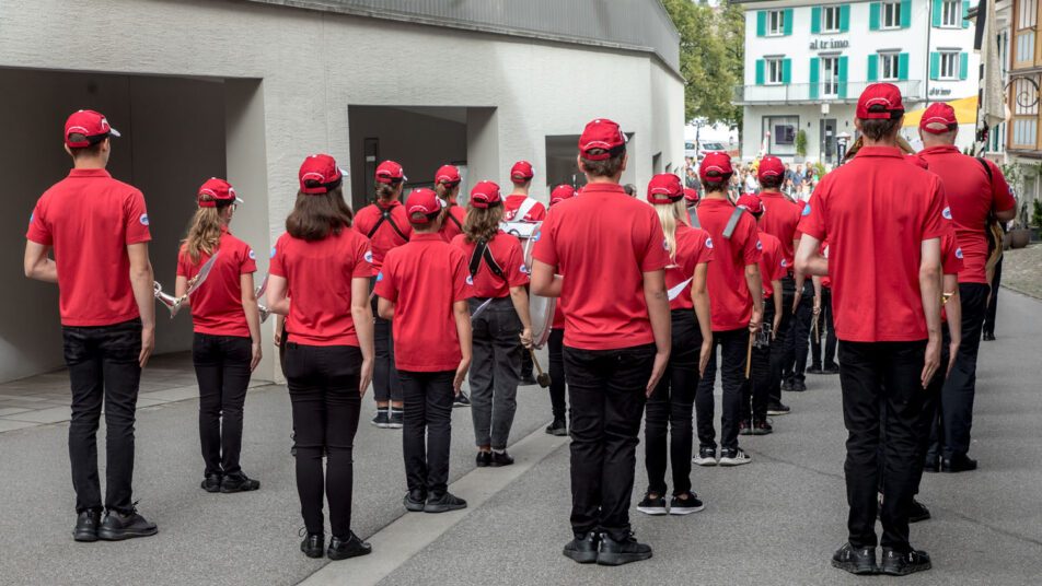 Auch die Jugendmusik Harmonie Appenzell war am Start.