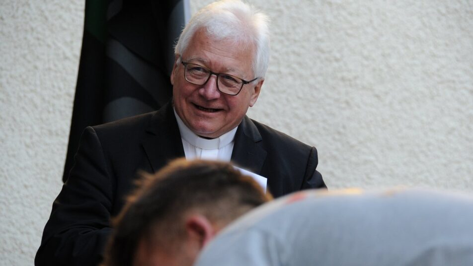 Ein rundum zufriedener Bischof Markus Büchel. (Bild: ar)