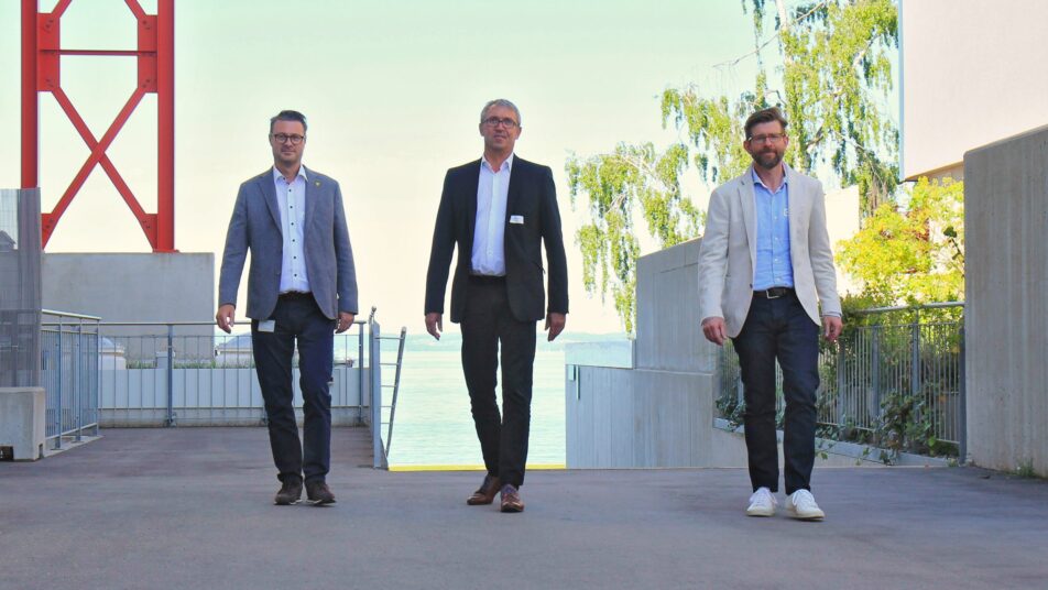 Die drei neugewählten Vorstandsmitglieder Roger Martin, Roland Scherer und Andreas Baumann (von links). (Bild: zVg)