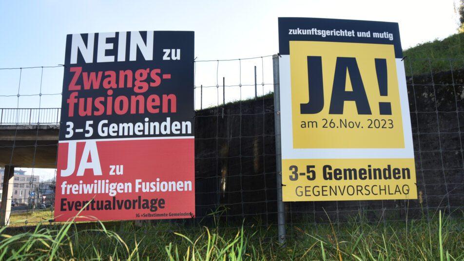 Die Ausserrhoder Stimmberechtigten befinden heute über die künftigen Gemeindestrukturen im Kanton. (Bild: Hans Ulrich Gantenbein)