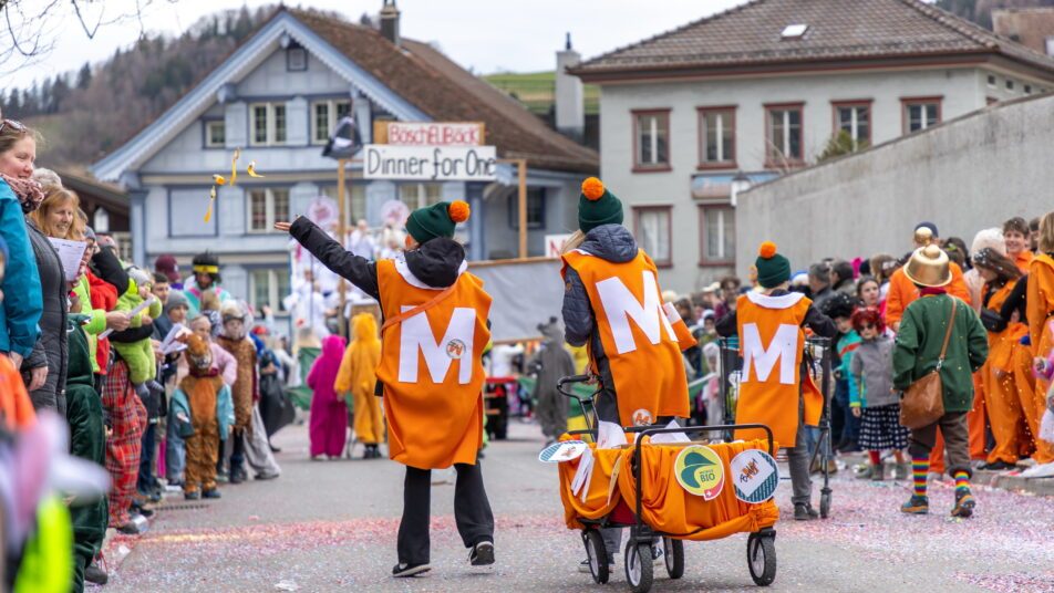 Ideenreichtum und Farbenpracht prägten auch den diesjährigen Fasnachtsumzug in Appenzell.  (Bilder: Monika Schmid)